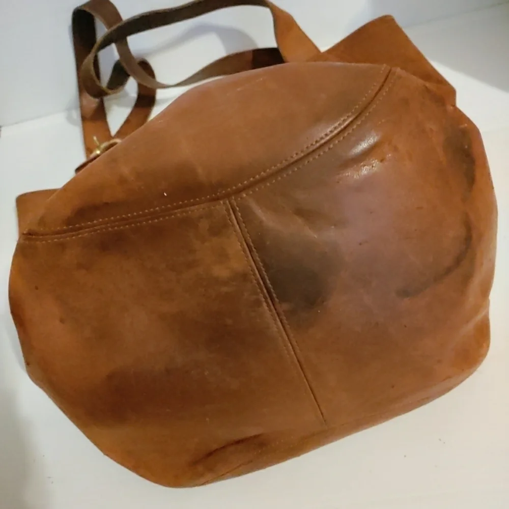 Vintage Coach XL Soho Carryall Weekender Shoulder Tote Bag 4082 British Tan